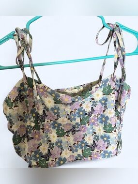 Pacsun floral tank top